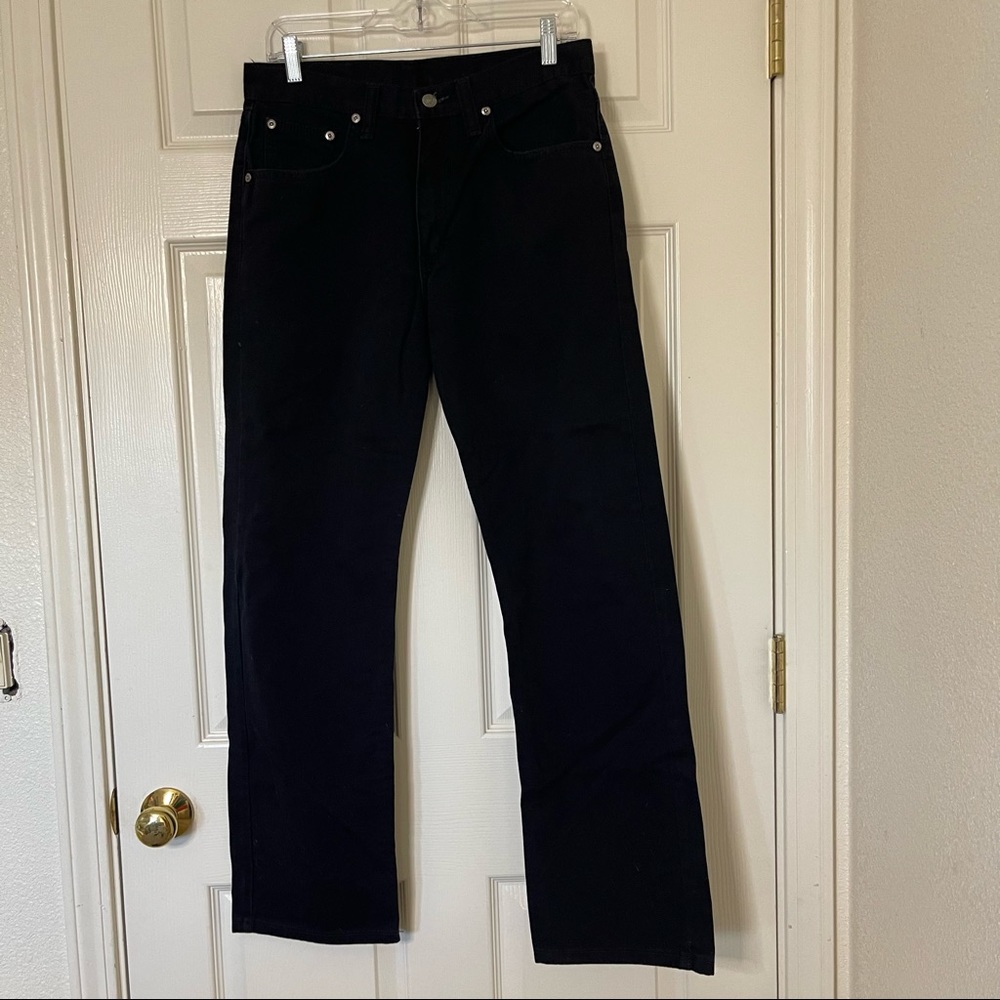 BURBERRY 32x30 black chino pants